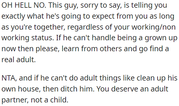 OP should not tolerate such behavior.