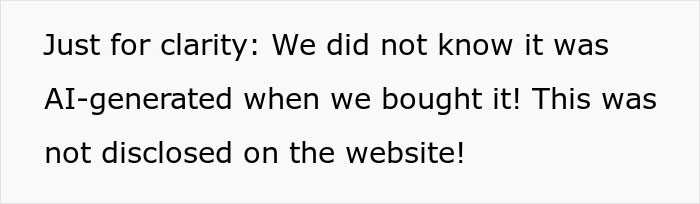 He had no clue that the book was AI-generated.