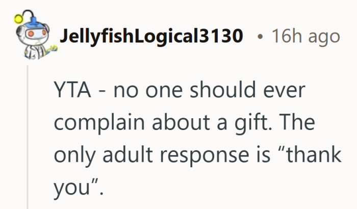 Birthday gifts come with a quiet rule for some people. Gratitude first, opinions later.