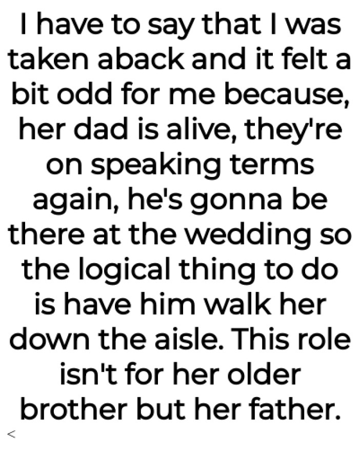 This Role Isn't for Her Older Brother but Her Father