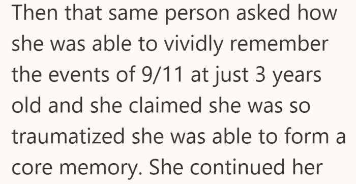 The explanation shifts from details to feeling, which changes how the story lands.
