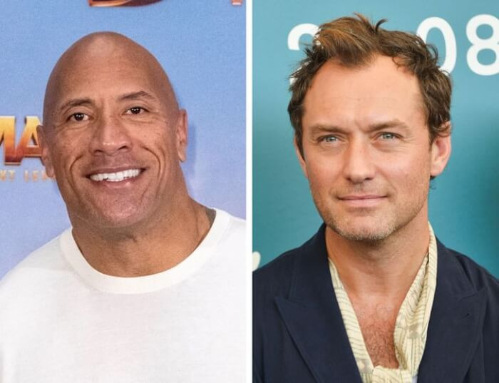 19. Dwayne Johnson and Jude Law were both born in 1972