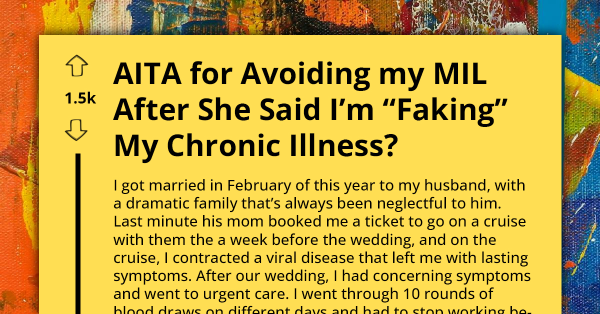 MIL Accuses Newlywed Daughter-In-Law of Faking Chronic Illness Contracted On Family Cruise