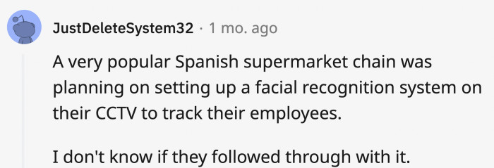 29. Talk about breach of privacy and as usual, it’s probably illegal