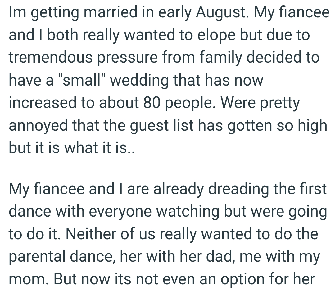 The Couple Was Pretty Annoyed That the Guest List Had Gotten So High