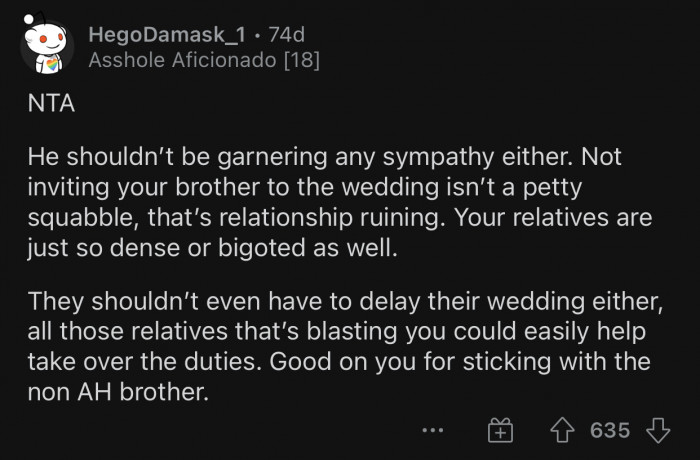 OP's relatives are either acting dumb, or they're bigoted as well.