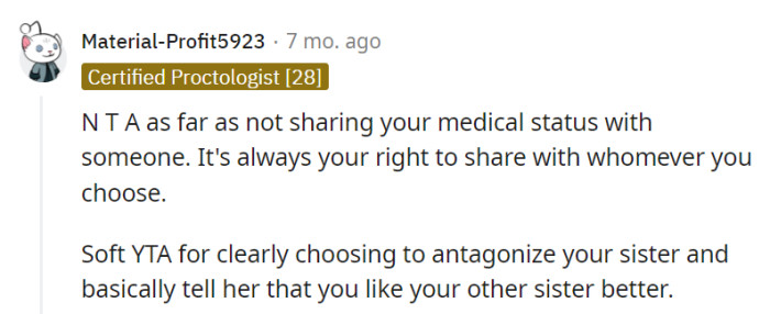 Respecting medical privacy is crucial, but flavoring it with favoritism can leave a bitter aftertaste.