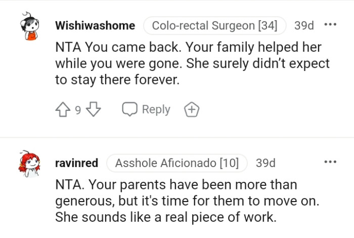 The Brother's Partner Surely Didn't Expect to Stay in the OP's Home Forever