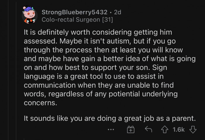 OP is doing a great job as a parent.