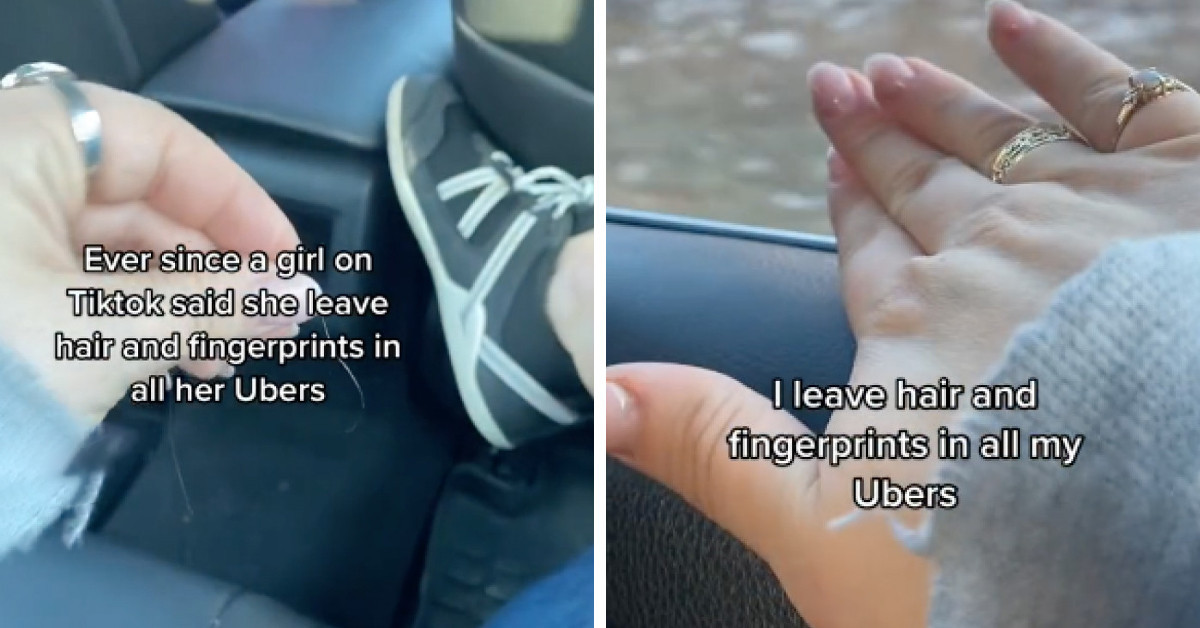 Women Shares Safety Hack On TikTok, Leaves Hair And Fingerprints On Taxis For Potential Evidence