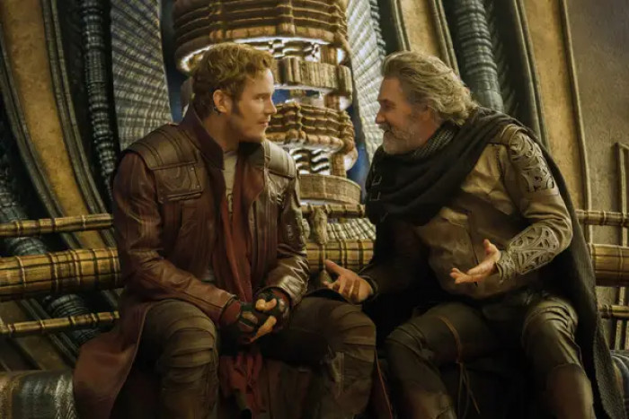 James Gunn instantly rejected a meta joke that Chris Pratt had proposed, in which Star-Lord would meet Ego and identify him as Kurt Russell.