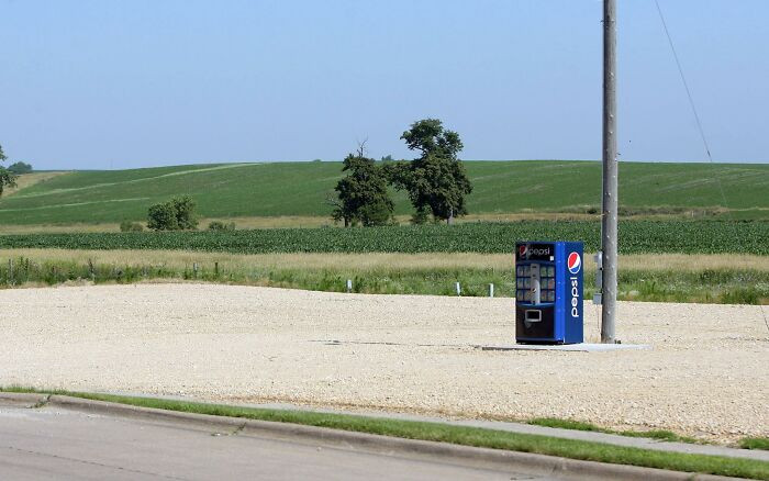 "Dixon, Iowa, Is Home To 247 People And Perhaps The Most Awesome Pepsi Machine In The United States"