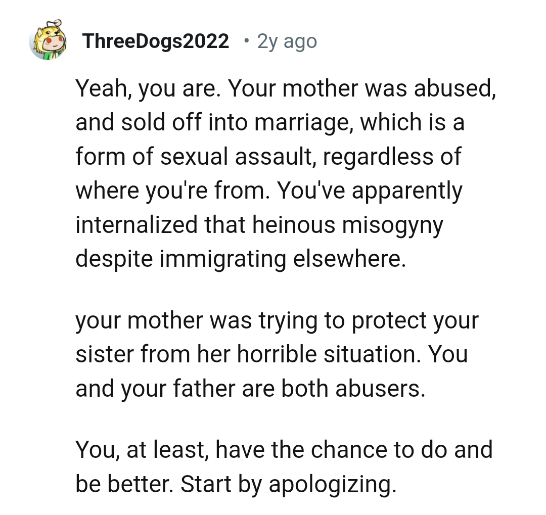 OP's Mom Was Abused