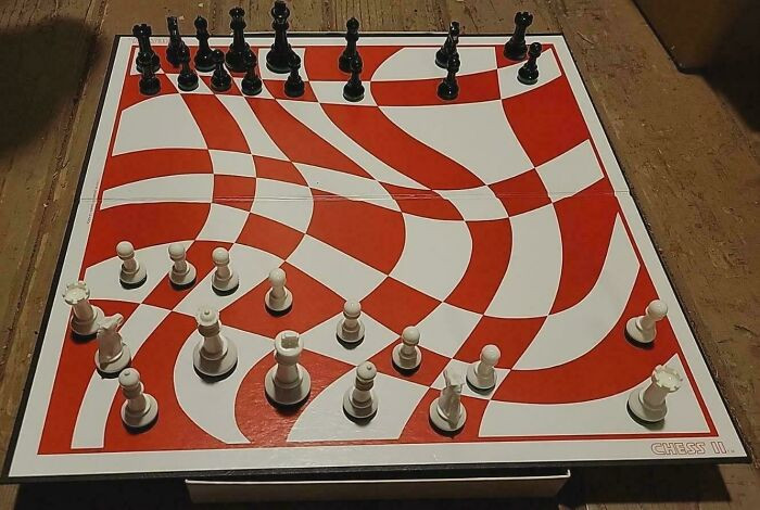 "Psychedelic Chessboard"