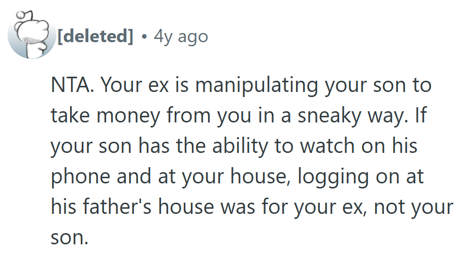 The son just wanted cartoons—dad wanted a loophole and a login.