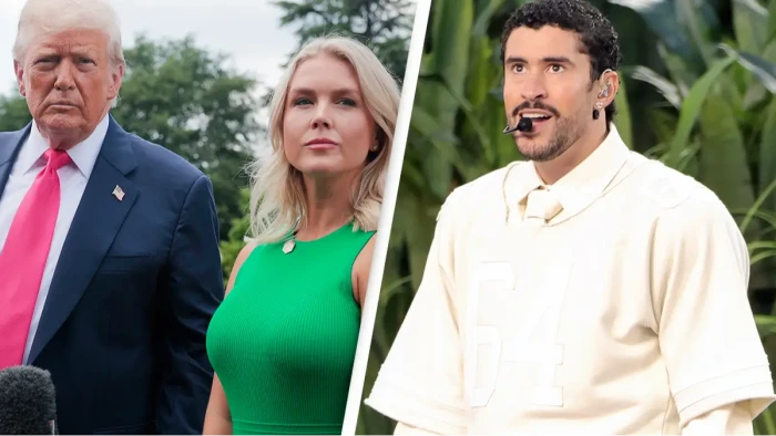 Karoline Leavitt facing scrutiny over Bad Bunny references during Super Bowl controversy