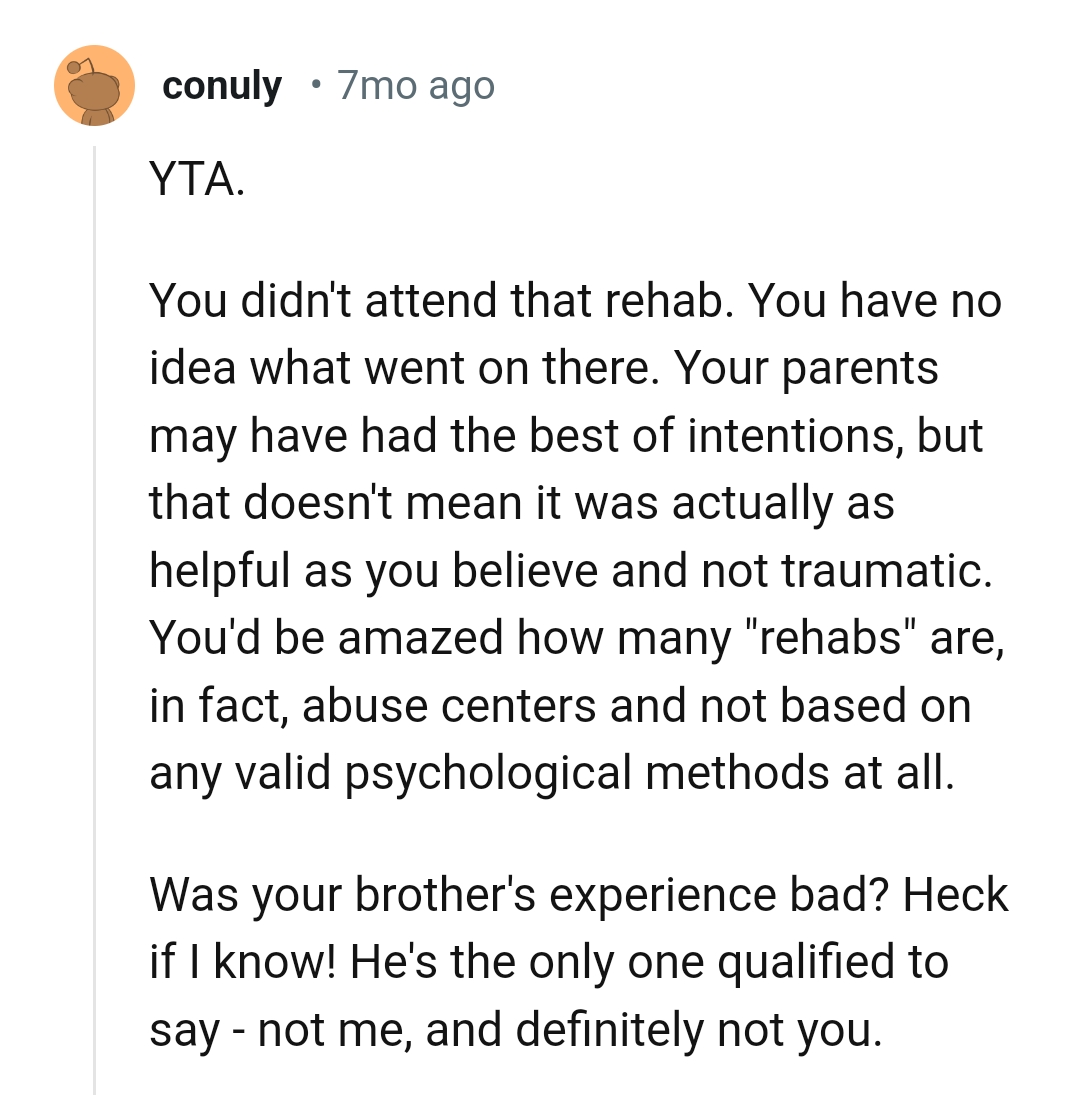 OP's Parents May Have Had the Best Intentions