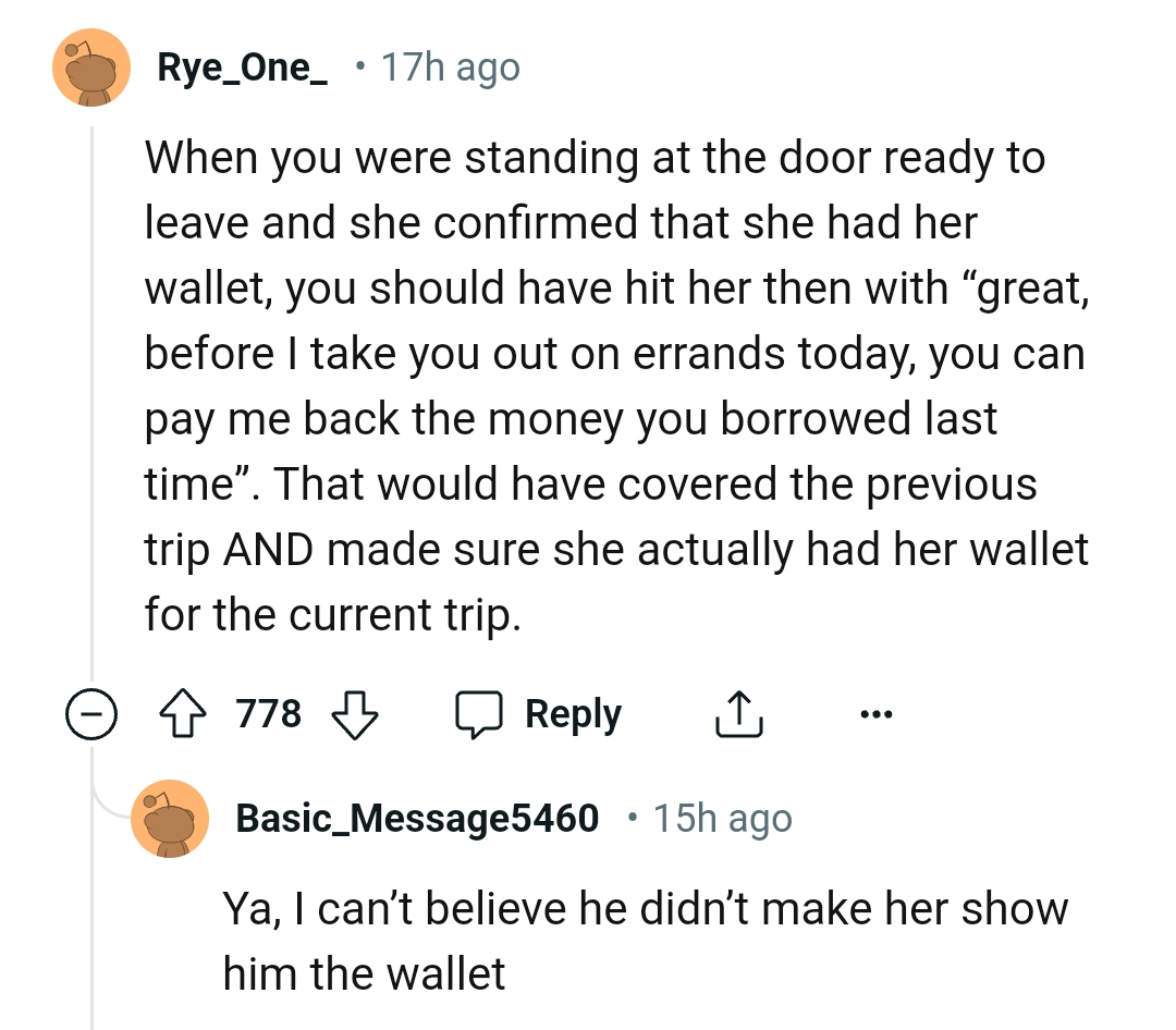 You Can Pay Me Back the Money You Borrowed Last Time