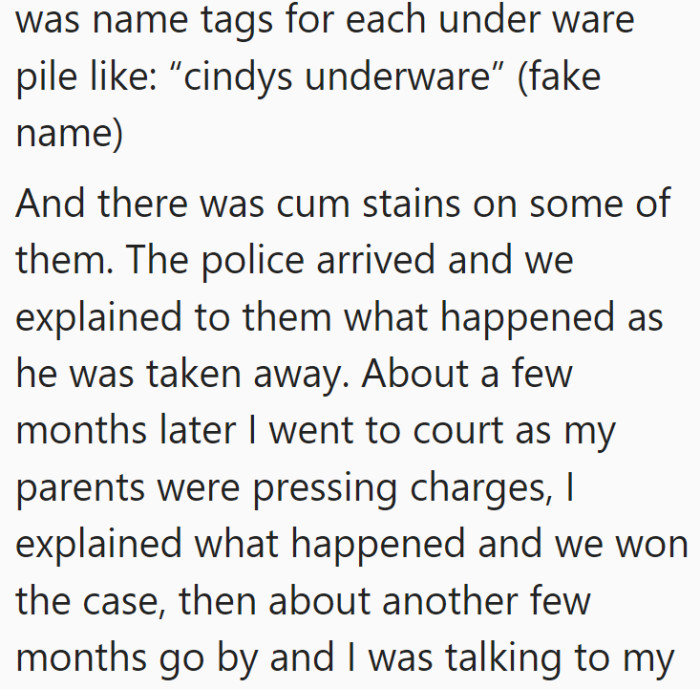 This is when she goes into details that help us understand that the dad had a lot of issues and really needs help.
