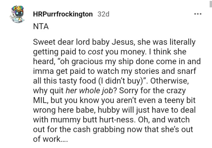 The OP is not even a tiny bit wrong here