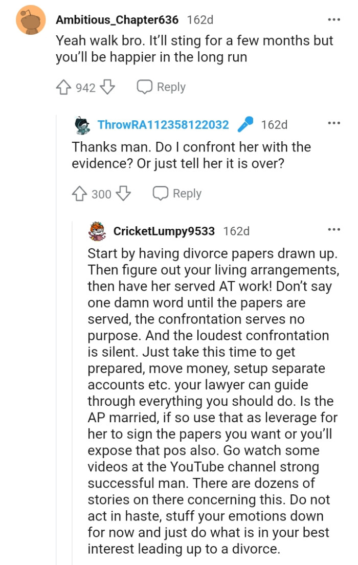 Figuring out his living arrangements and serving papers at work.