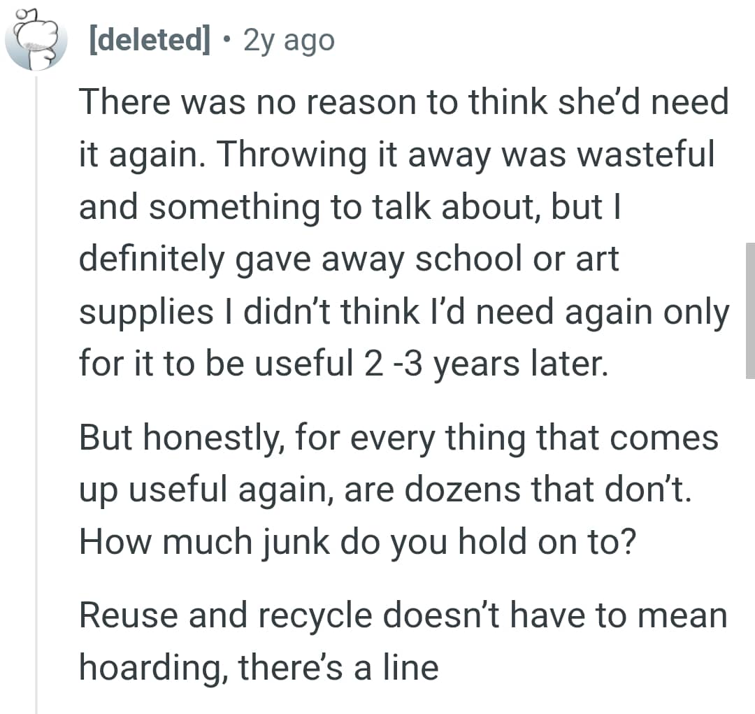 The last sentence makes so much sense