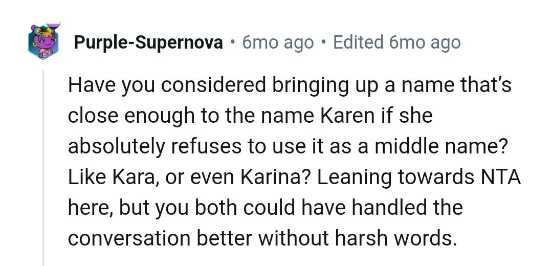 They could have both handled the situation better without harsh words