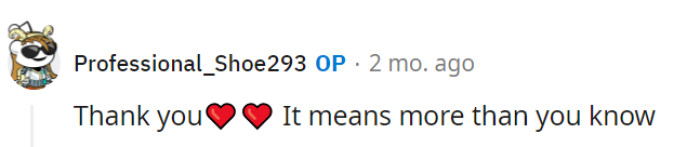 Glad to see OP is getting the appreciation they deserve, though.