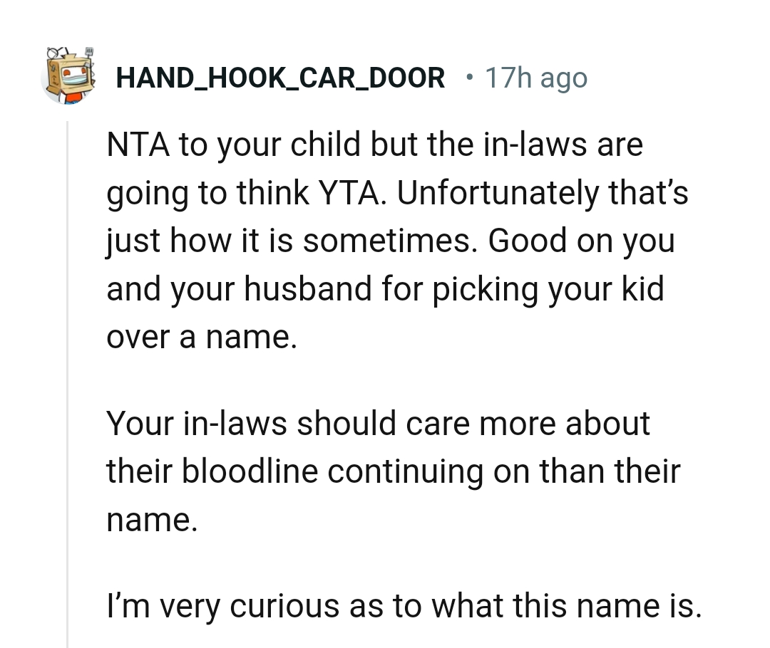 They Picked Their Kid Over a Name