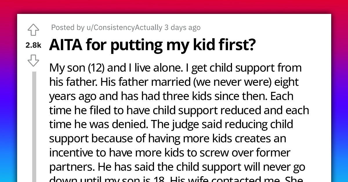 Single Mom Refuses To Agree To Lower Child Support, Gets Called Greedy