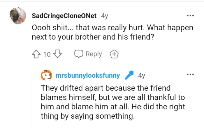 He did the right thing by saying something