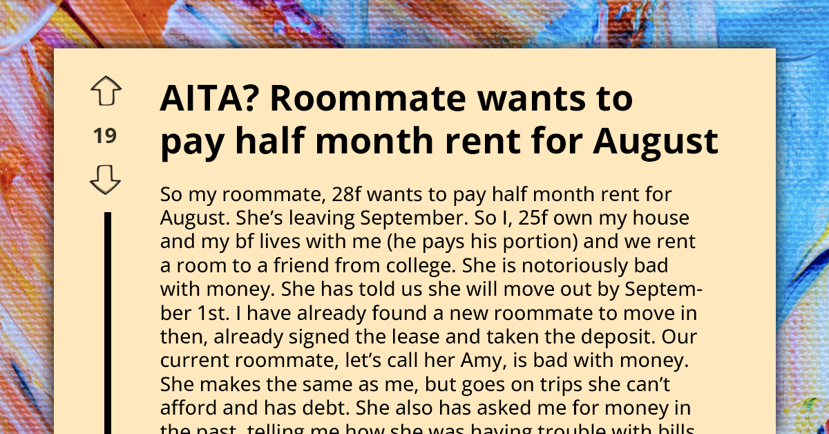 Woman Requests Lower Rent for Early Move-Out, but Plans to Leave Belongings Until Lease Ends