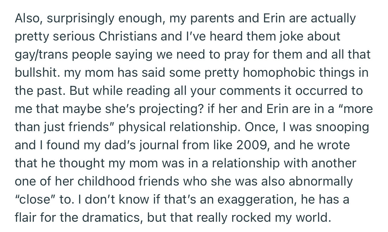 OP discovered something that rocked her world