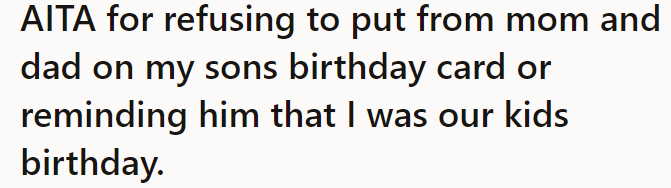 The Original Question