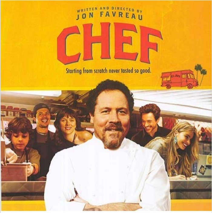 12. The movie 'Chef' starring Jon Favreau and Robert Downey Jr.