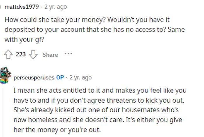 It's very interesting to see the dynamic they describe because this mom definitely sounds horrible, and we can't imagine what they're dealing with.