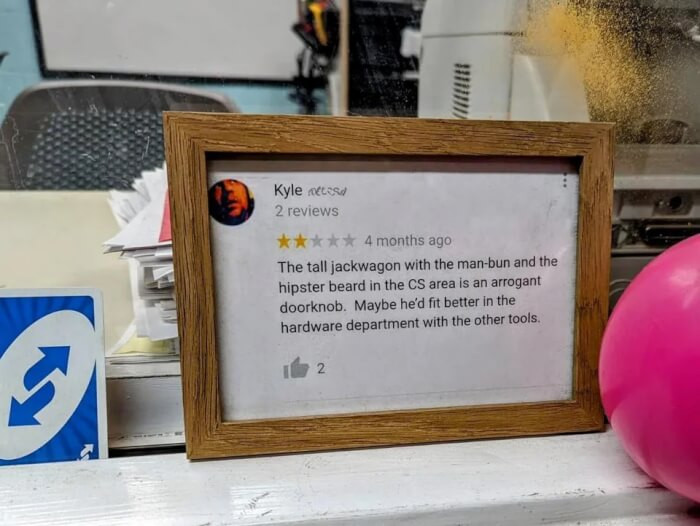 4. I used to work at the customer service desk