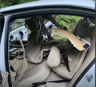The four suspects informed the insurance company that a bear had caused extensive damage to the interior of their 2010 Rolls Royce Ghost in January.