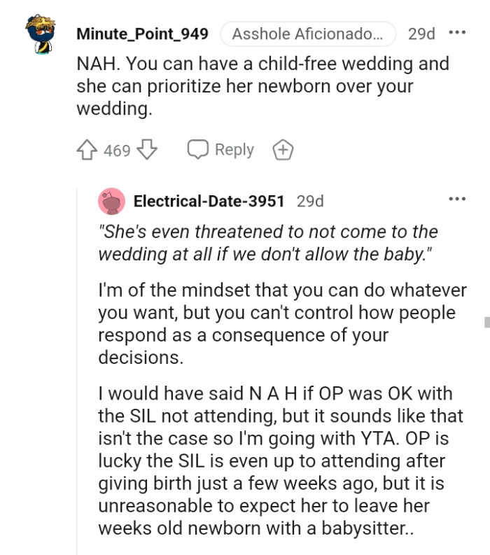 You can't control how people respond as a consequence of your decisions