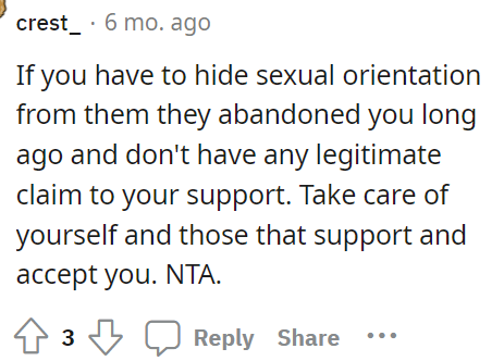 This is absolutely true because if she felt like this, then there was already an issue to begin with.