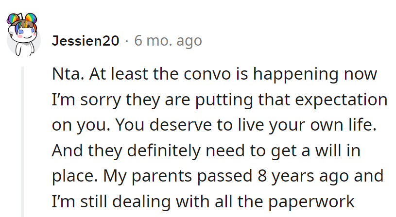 And yup, wills: paperwork purgatory!