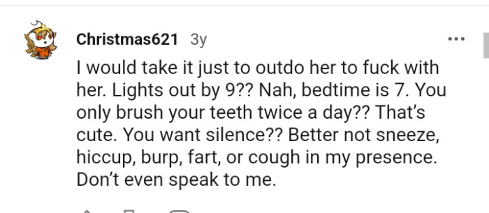 Do not even speak to me