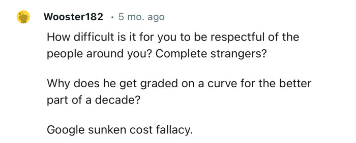 “Why does he get graded on a curve for the better part of a decade?”