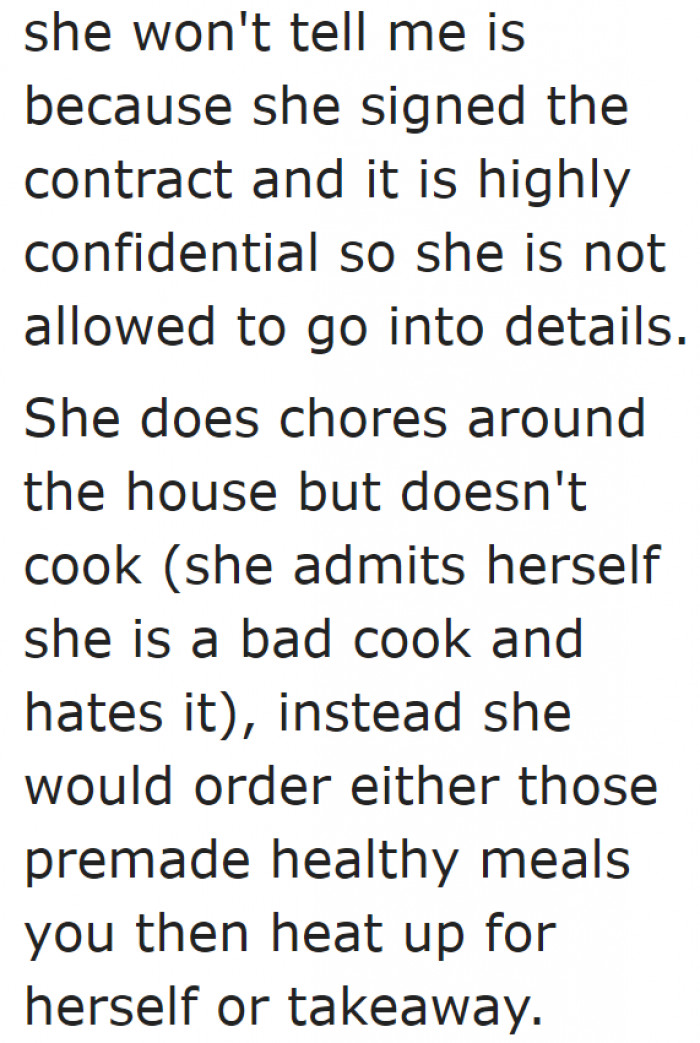 The reason he doesn't know exactly what the job is