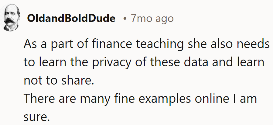 Teach finance, not espionage.