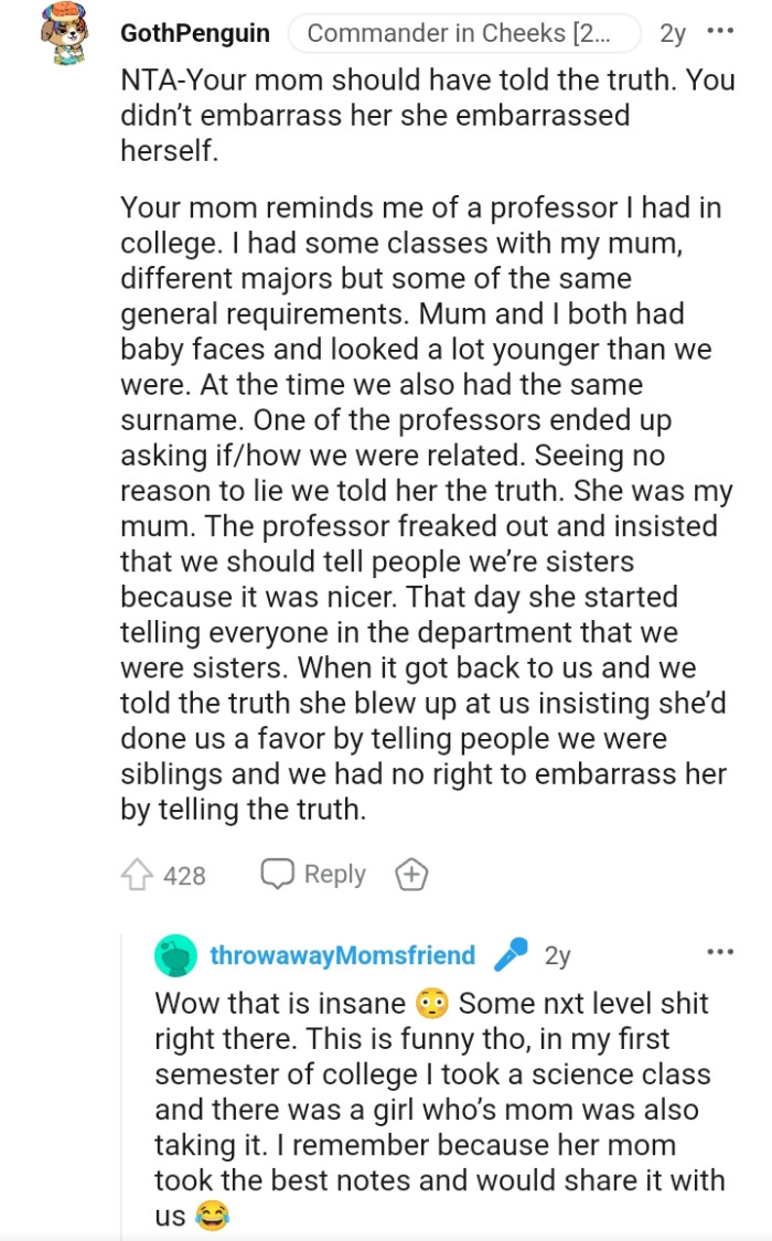 This Redditor has a similar story to share, and it's a pretty interesting read