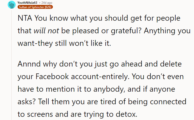 Anything you want—they still won’t like it.