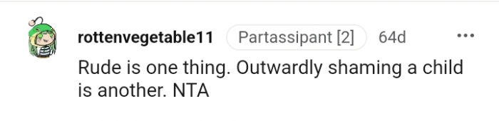 And the comments from other Redditors roll in...