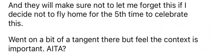 The family's reaction made OP doubt her decision, so she decided to consult with the Reddit community: