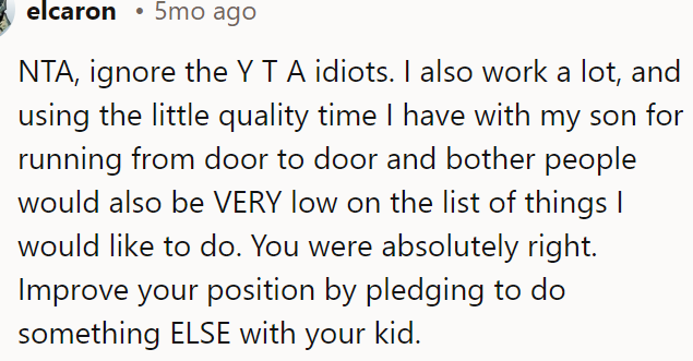 They could spend that time doing something that's actually fun